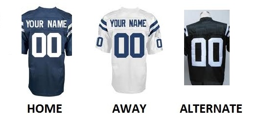 INDIANAPOLIS Pro Football Number Kit